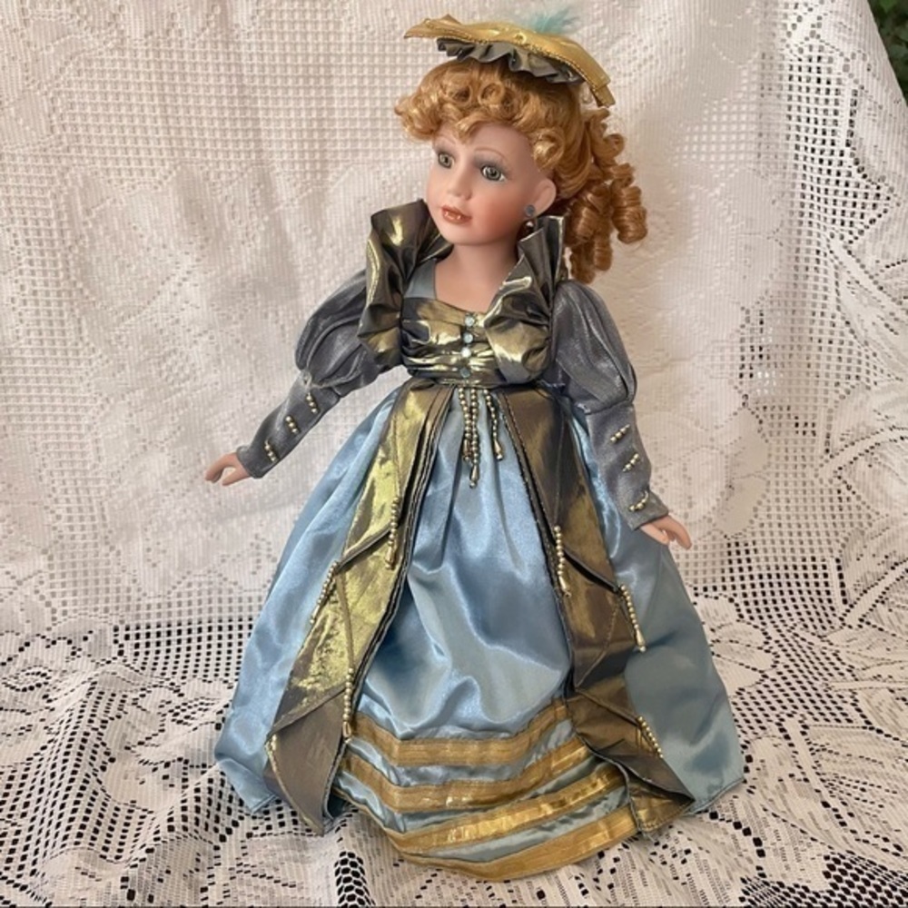 Elegant Doll with detailed Dress